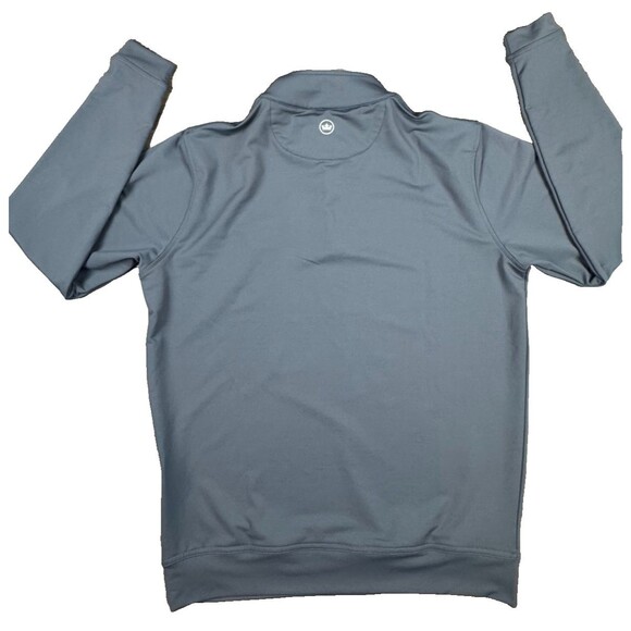 Peter Millar Golf Pullover Crown Sport US Open LACC 1/4 Zip S Gray MSRP $135 - Picture 3 of 12